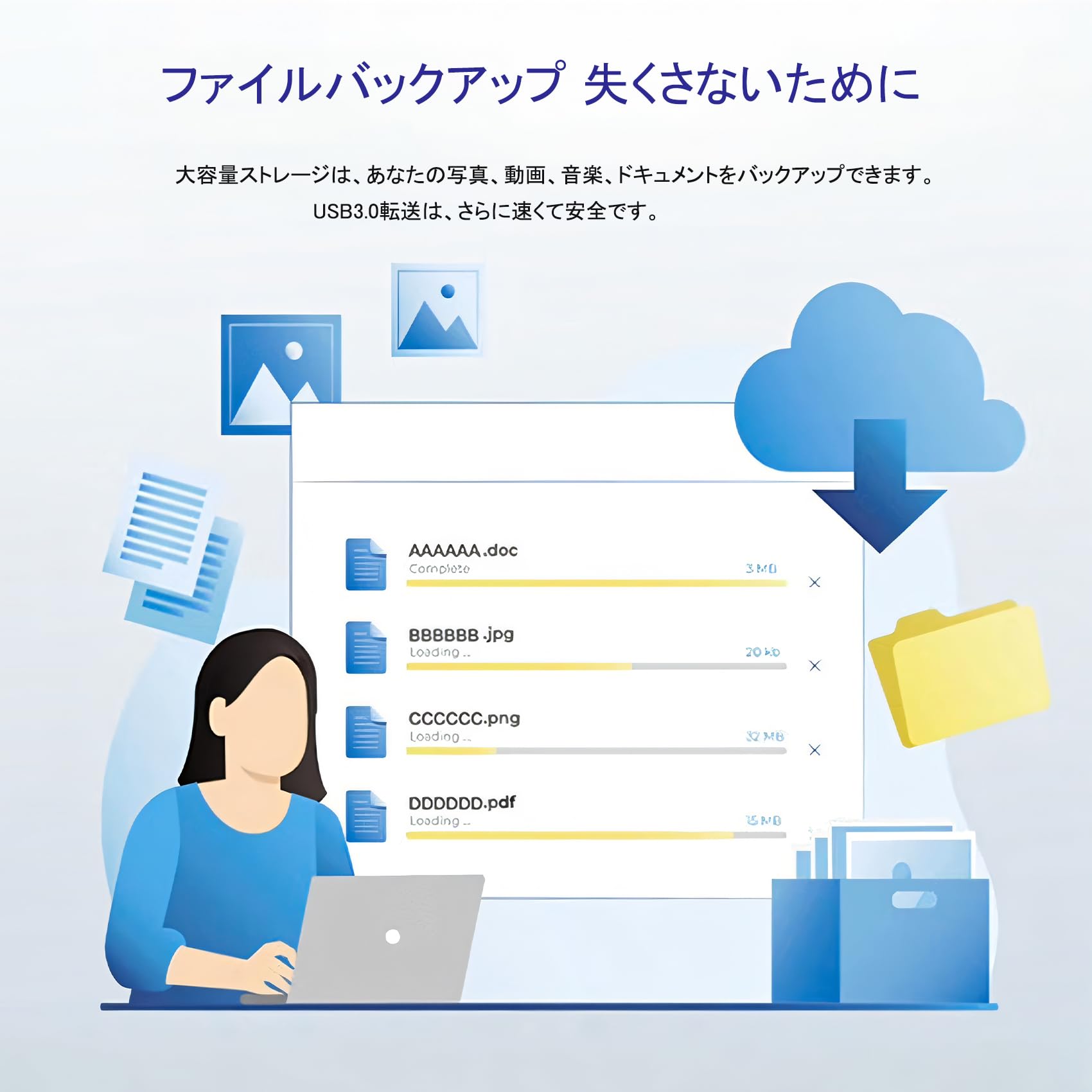 Amazon | 外付けhdd 14TB USB3.0 ポータブルHDD 3.5インチ