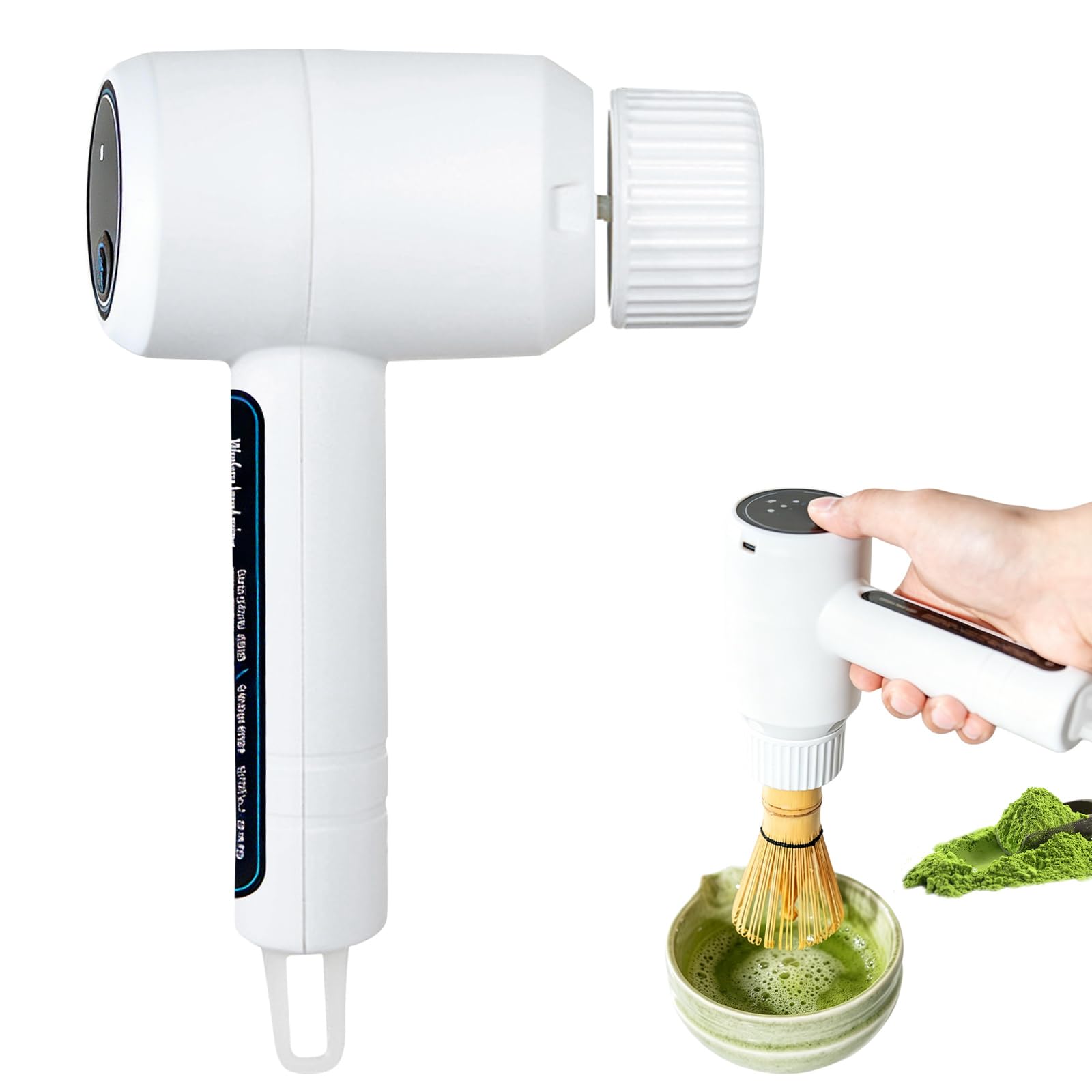 Matcha Schneebesen Elektrisch, Elektrischer Matcha-Mixer, Elektrischer Matcha Schneebesens, Matcha-Schneebesen Für Latte Cappuccino Grüntee Eiercreme Kuchenteig Einfache Reinigung