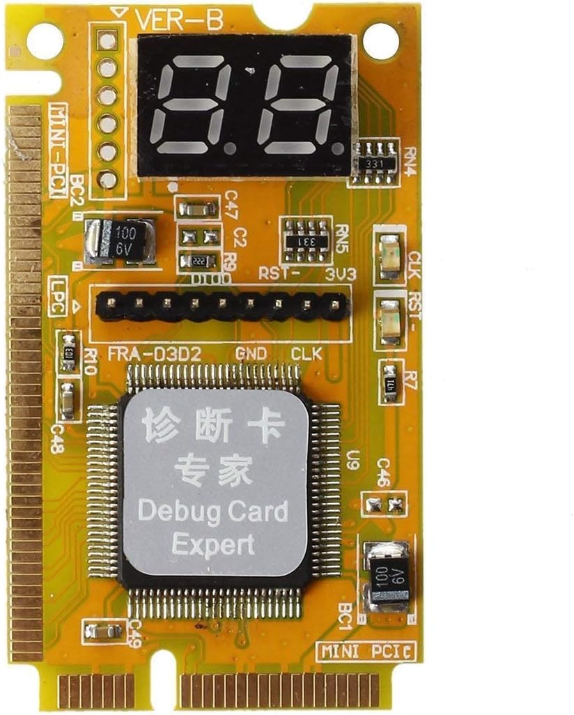 3In1 Mini PCI- PCI-E LPC Laptop Analyzer Tester Diagnostic Card Post Test for Desktop Laptop Debug Diagnostic