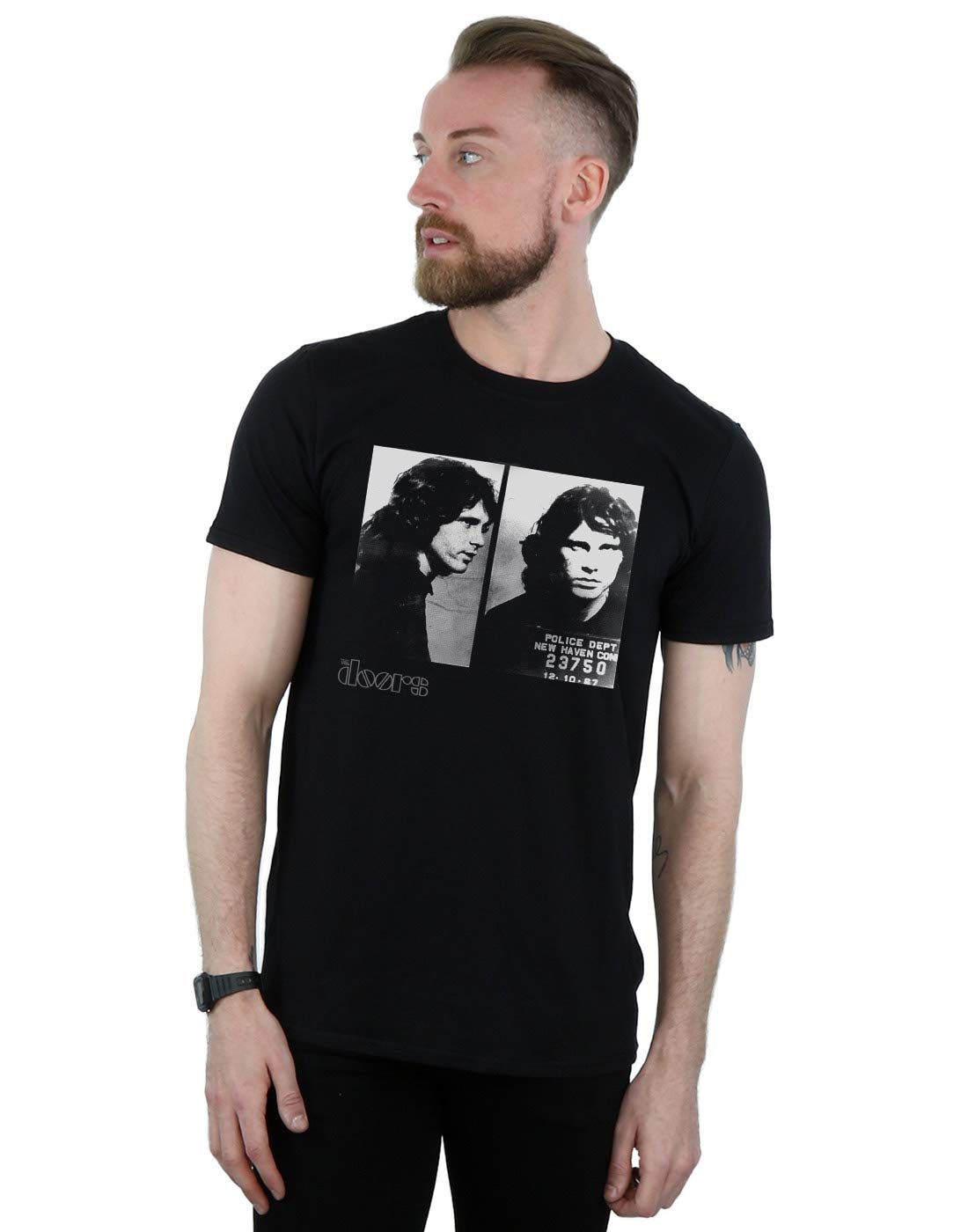 The Doors Men's Jim Morrison Mugshot T-Shirt