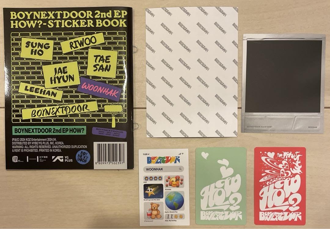 Amazon.co.jp: BOYNEXTDOOR HOW? アルバム入 トレカ等 6点セット