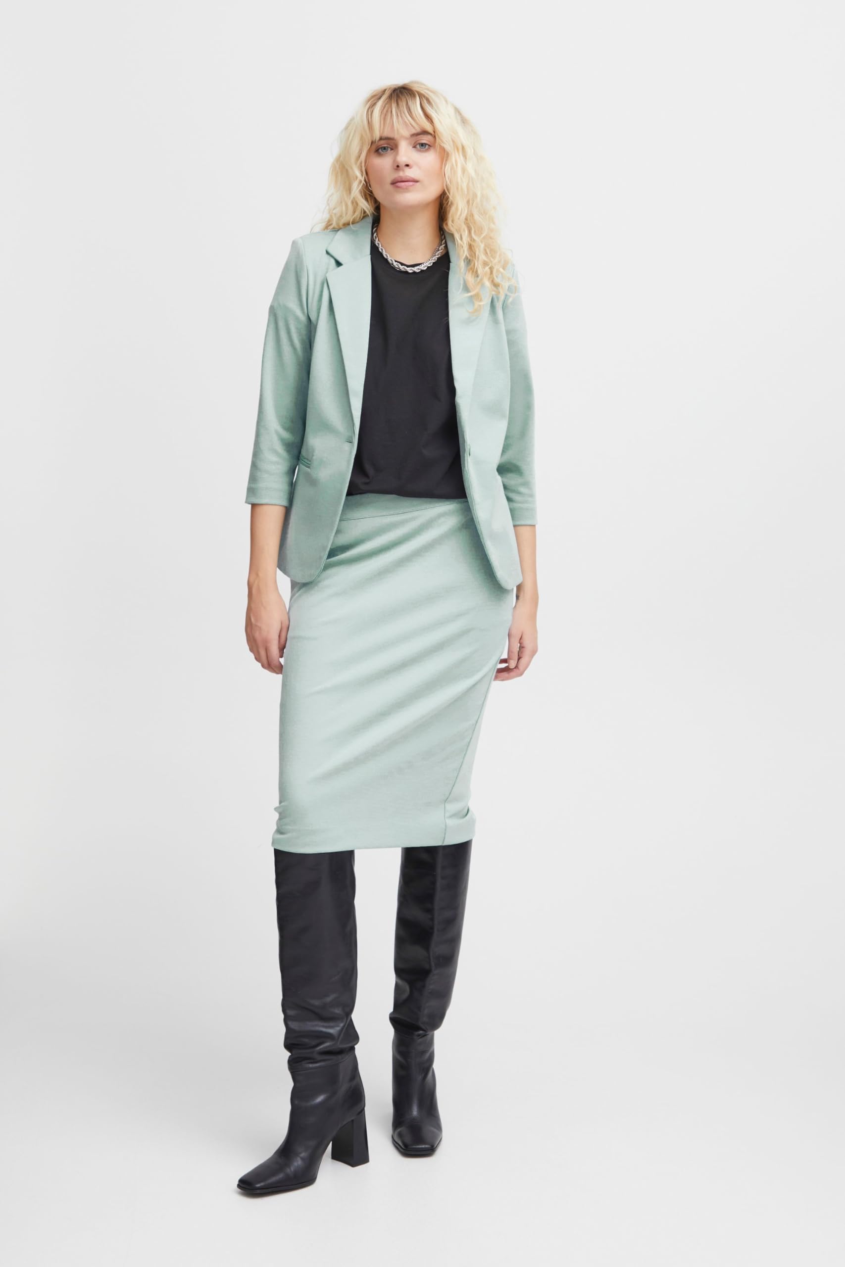ICHI IHKATE Damen Blazer Jackenblazer Reverskragen Regular Fit