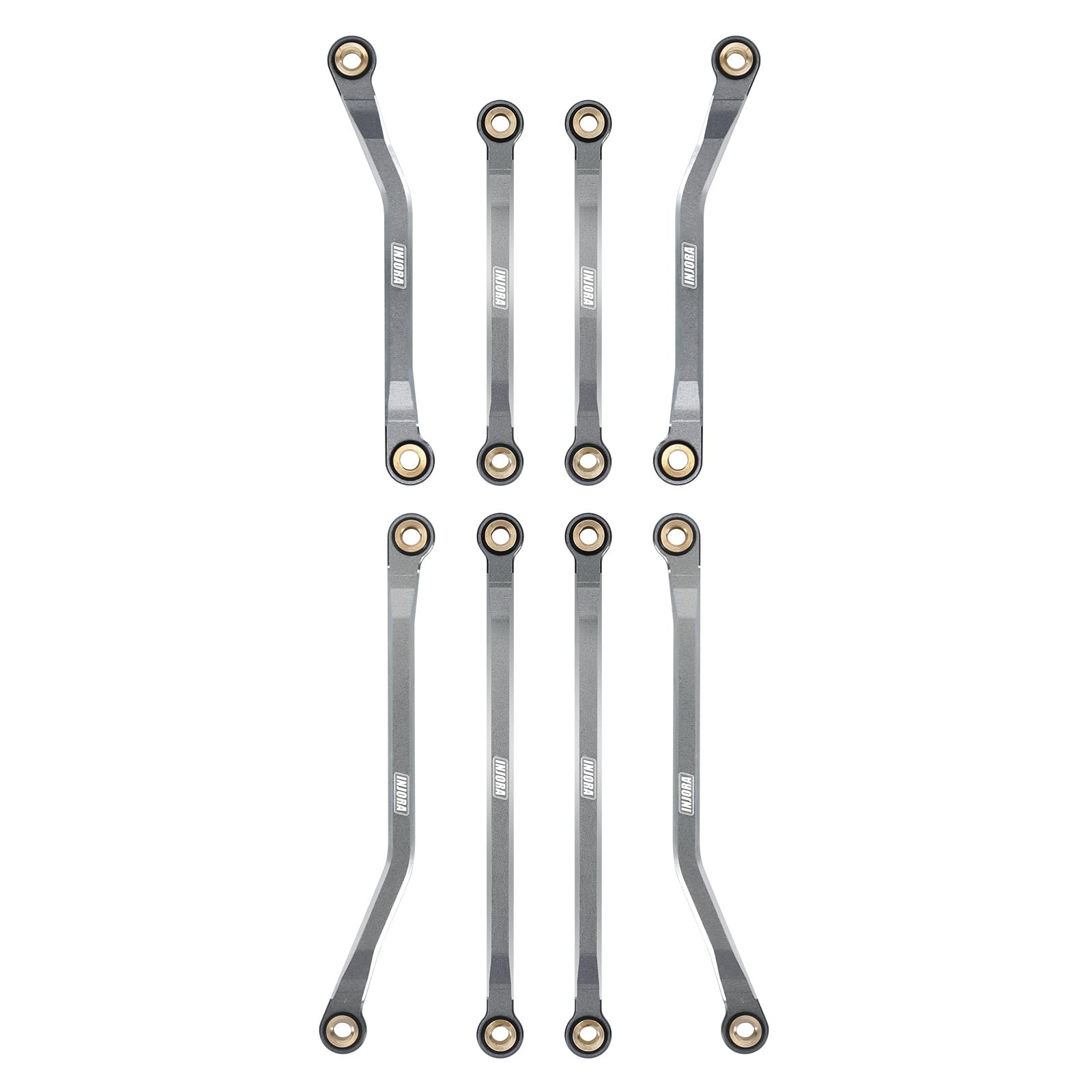 INJORA Barras De Aluminio CNC Para TRX4M 1/18 – Mayor Altura Y Estabilidad En Escalada