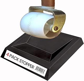 Iprimio Bed Stopper & Furniture Stopper â€“ Black Ergo Designed Caster Cups fits to All Wheels of Furniture, Sofas and Bed â€“ Made up of Solid Rubber and Prevents Scratches â€“ Easy to Remove