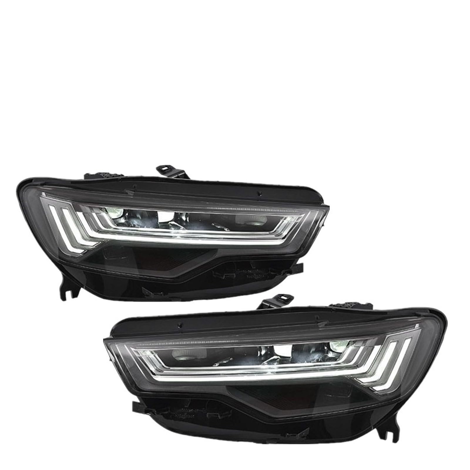 Car Accessories Front Light Compatible with Audi A6 Headlights 2012-2018 C7 Upgrade C8 Styling Headlight DRL Dynamic Singal Assembly(For 2016-2018 Xenon)