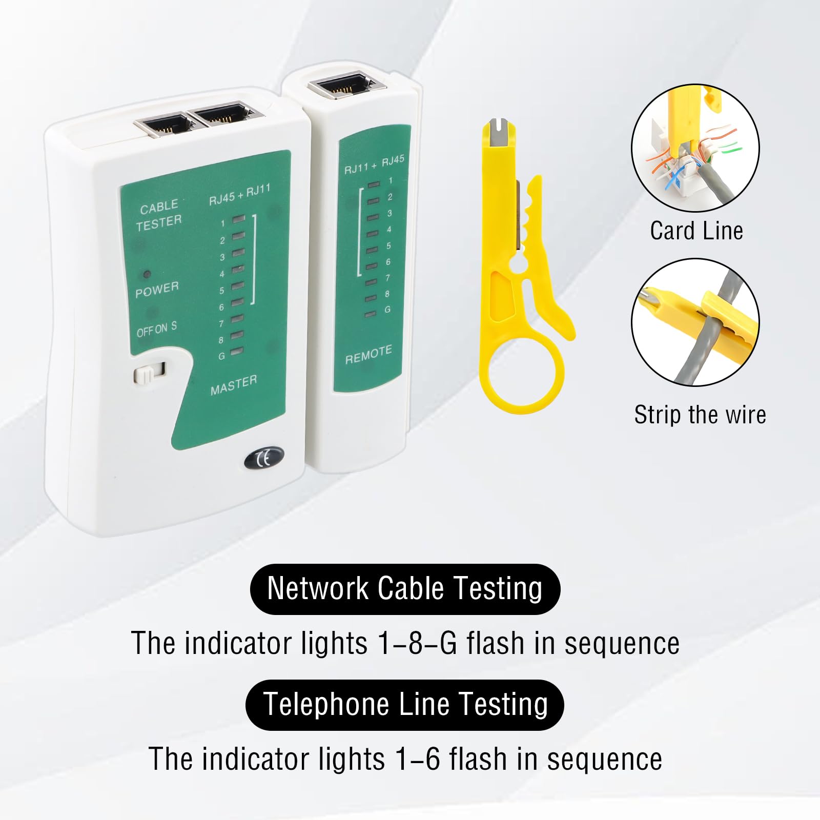 Pince à Sertir RJ45 Outil De Sertissage Ethernet Cat5e/Cat6/Cat6a