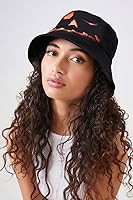 Vista 9 de Halloween Bucket Hat Beach Sun Hat Funny Fishing Hat for Women, Reversible Double-Side Wear