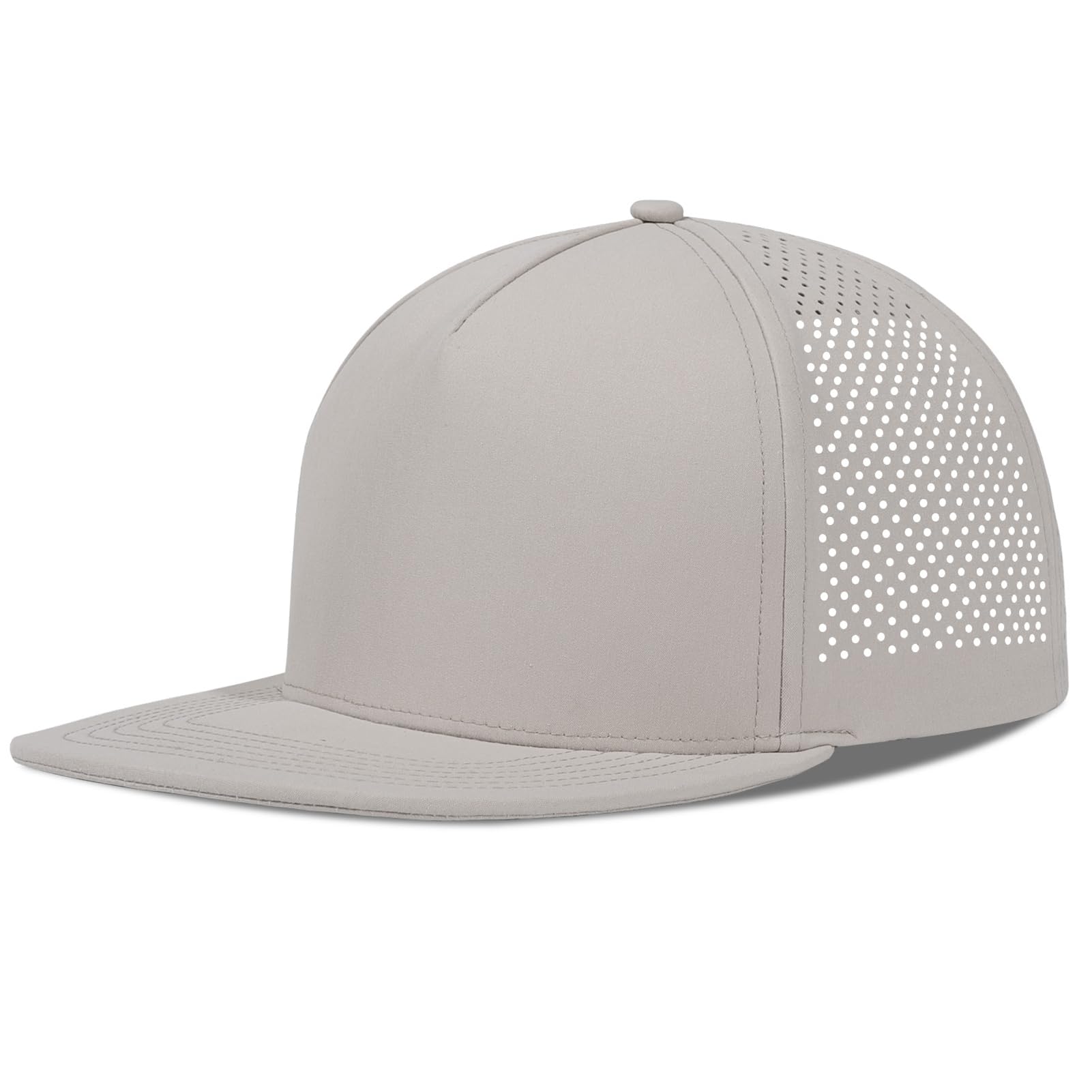 Pop Your Dream M/L/XL/XXL Oversize Flat Bill Baseball Cap for Men Women Quick Dry Snapback Hats Summer Mesh 5 Panel Cap