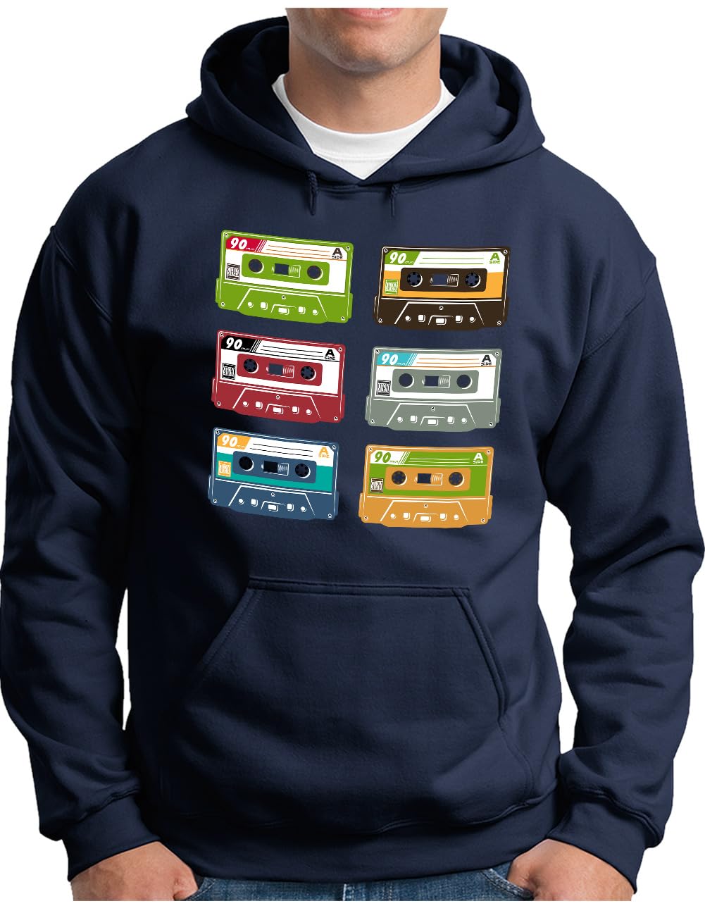 Cassette audio pull à capuche homme OM3 le cadeau idéal pour mélomane - 5