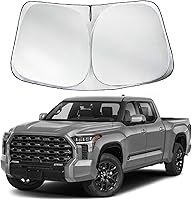 Vista 1 de Parasol para ventana de coche compatible con parabrisas delantero de Toyota Tundra Nuevo 2025 2024 2023 2022 2021-2007 Ajuste personalizado SR5