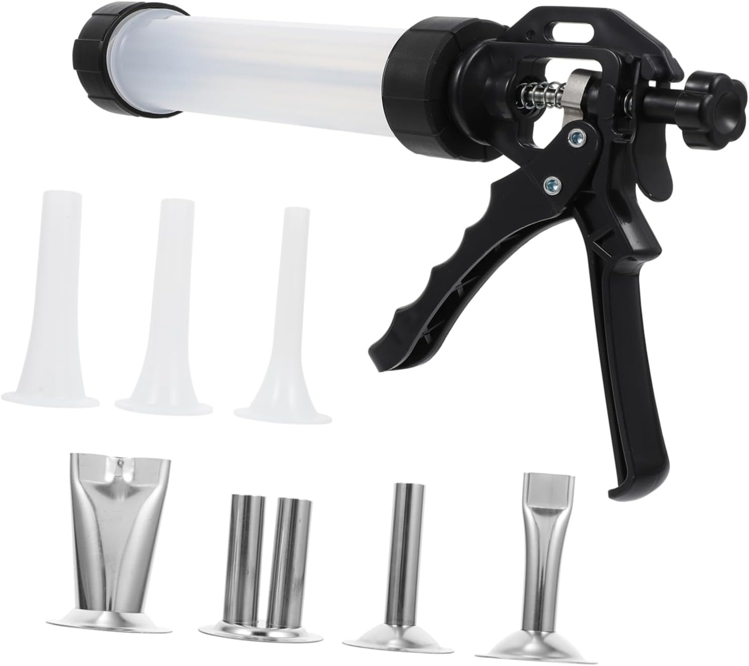 1set Manual Sausage Stuffer Kit Handheld Sausage Filling Machine Tubes for