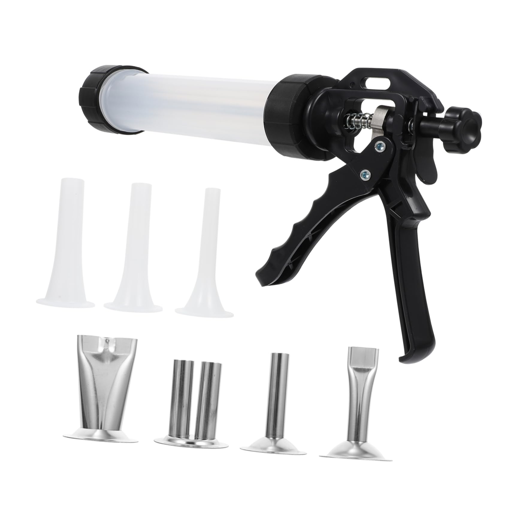 FUNOMOCYA Homemade Sausage Making Tools Hand Sausage Maker Sausage Stuffer Mealmaker Easy to Assemble Pp Stainless Steel