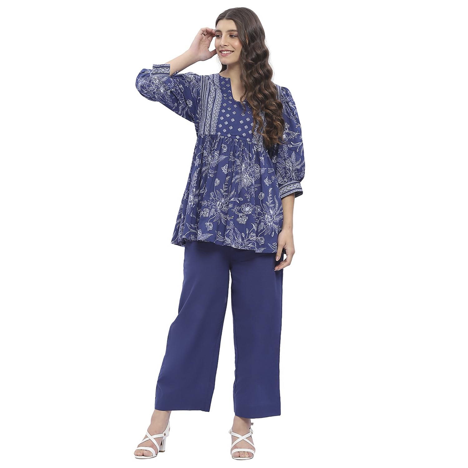 biba Women Cotton Straight Printed Suit Set-picture-42