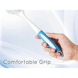 Dish Brush, Dish Scrubber & Kitchen Scrub Brush for Dishes, Pots, Pans, Sink, Cast Iron, Blue 4 Pack