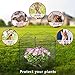 DECOHS 4 Packs Chicken Wire Cloche Plant Protectors from Animals Garden Plant Cage Protector - Wire Plant Protectors to Keep Animals Out