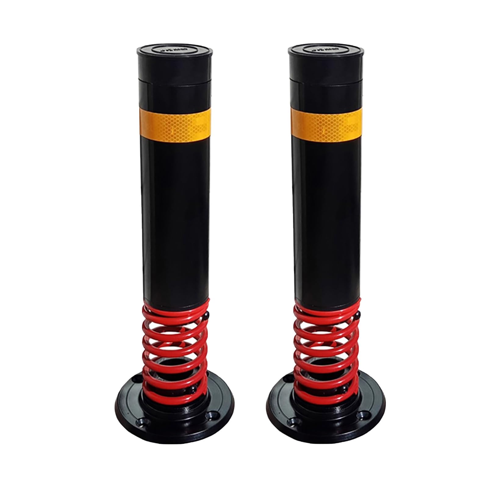 AYCDL Steel Safety Bollard Barrier Traffic Pole Bollard Post Metal Parking Bollards, Safety Barrier Bollard for Driveways Ideal for Traffic Control/Parking Poles,6pcs,2pcs