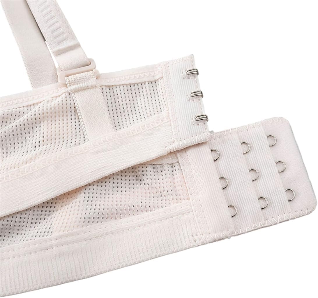 Teen Girls Training Bra Cotton Wire Free Adjustable Straps Breathable Bras 6 Pack