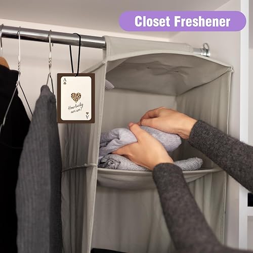 Miniatura 3 de Preppy Funky - Ambientador de coche con lazo de guepardo para colgar 3 piezas, ambientador de aire con lazo de coqueta de leopardo para autos,