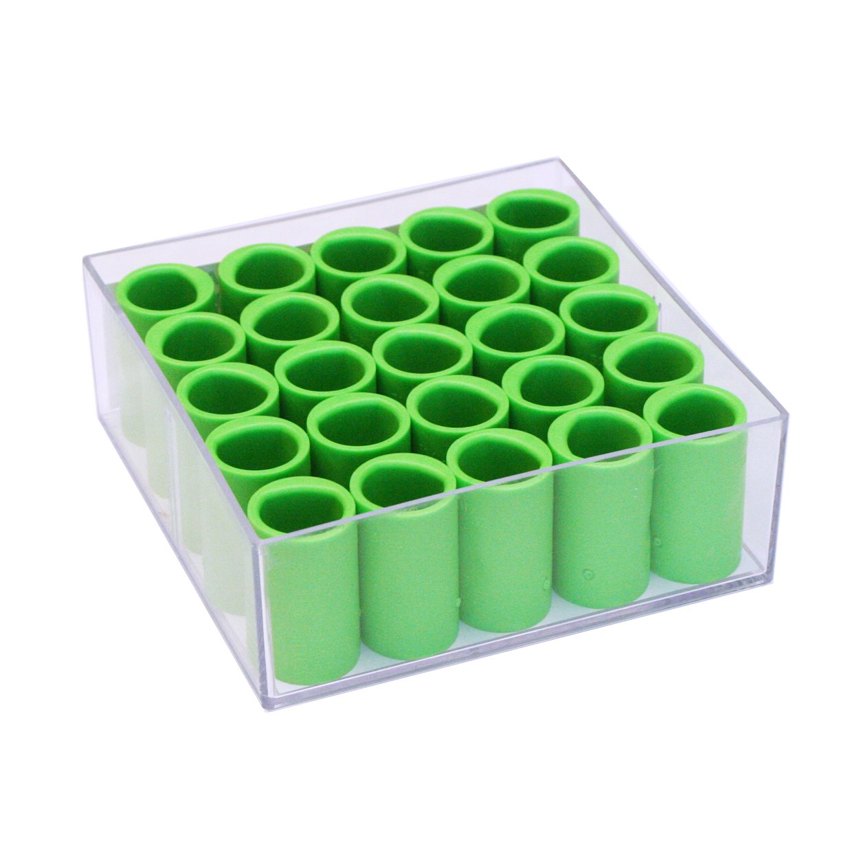 Vise Power Lift & Semi Finger Insert (Box of 25), Green, 51/64