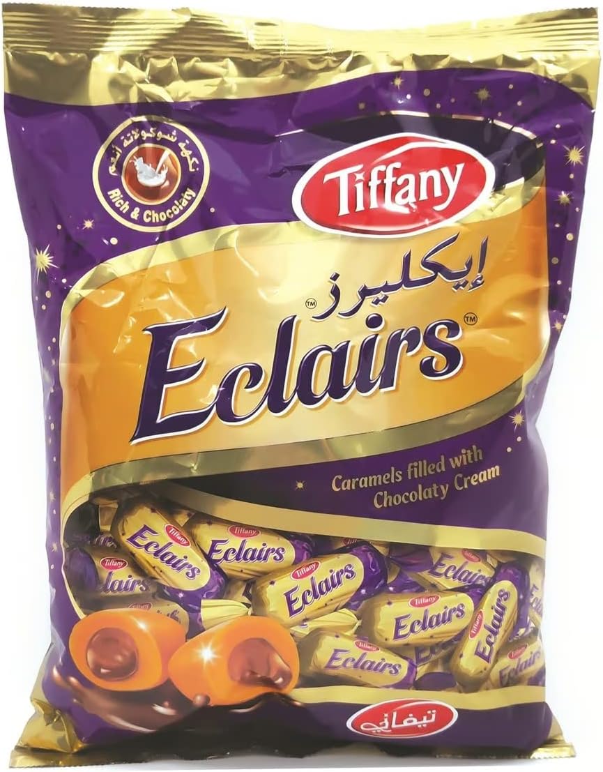 Tiffany Eclairs Caramels Filled With Chocolaty Cream - 600 Gm