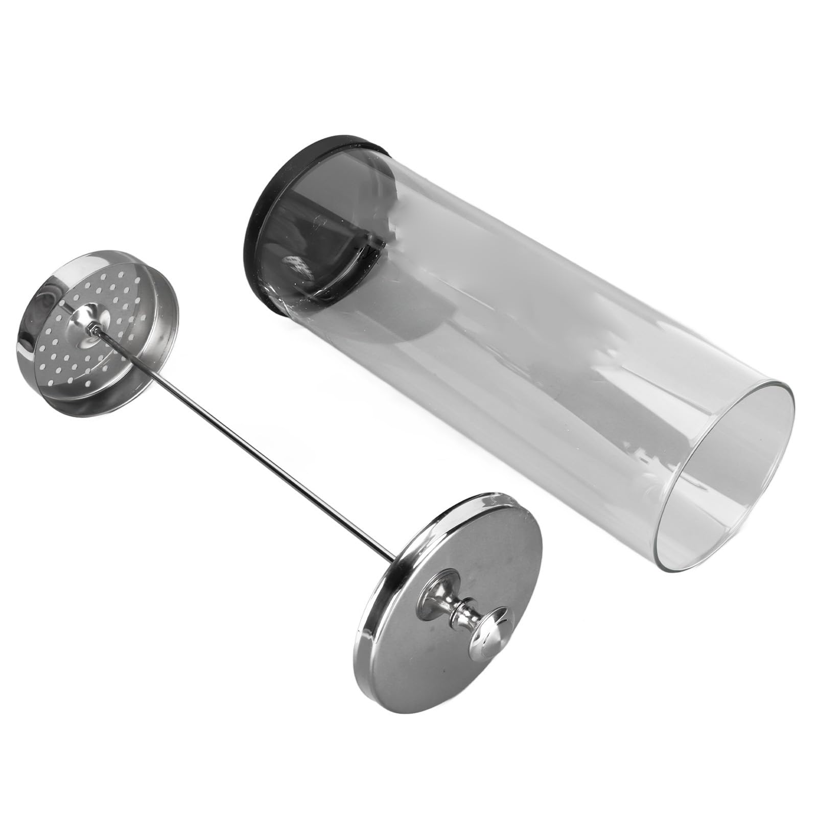 Barbicide Trempe Bot avec Grande capacité pour les Outils de Coiffeur et de Ongles - Pot Nettoyage en Verre avec Couvercle en Acier Inoxydable et Base Non Glissée pour les Fournitures Salon