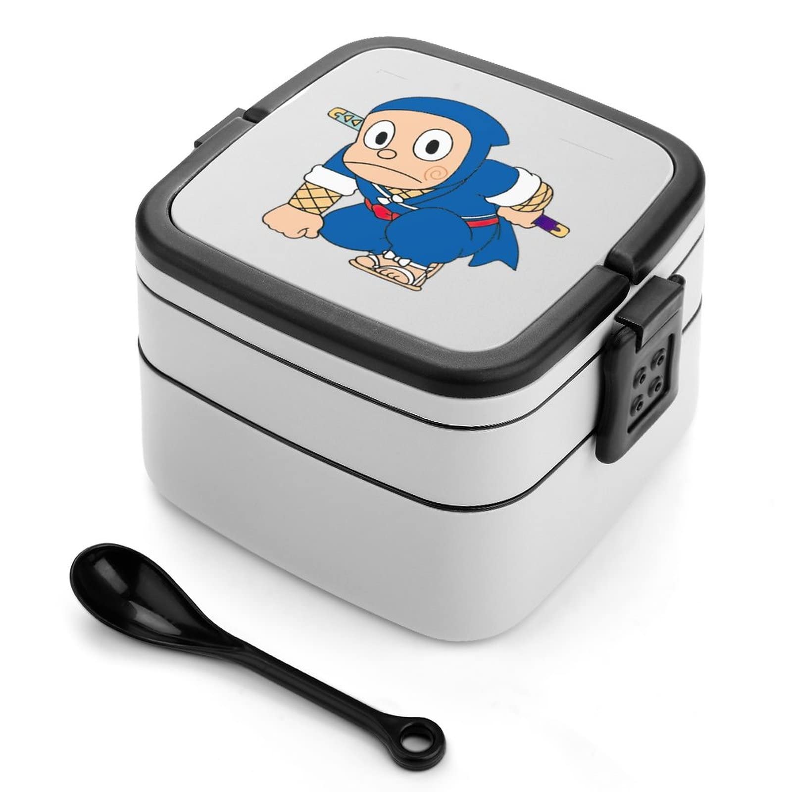 Amazon.co.jp: Ninja Hattori-kun Lunch Box, 2 Tiers, Bento Box