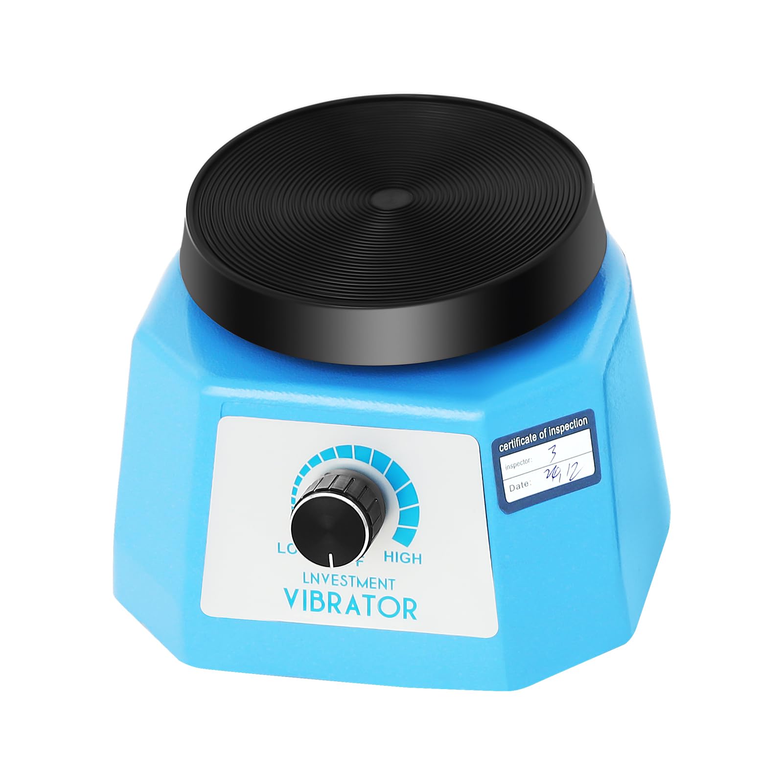 4'' Dental Oszillator, 100W Elektrisch Einstellbare Geschwindigkeit Gipsrüttler, Runder Vibrator Zahntechnik Lab Vibrating Equipment
