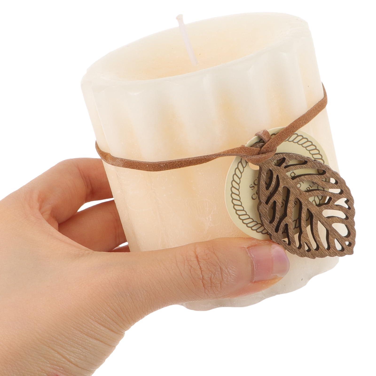 Vela Perfumada Decorativa Cilíndrica de Cera para Hogar