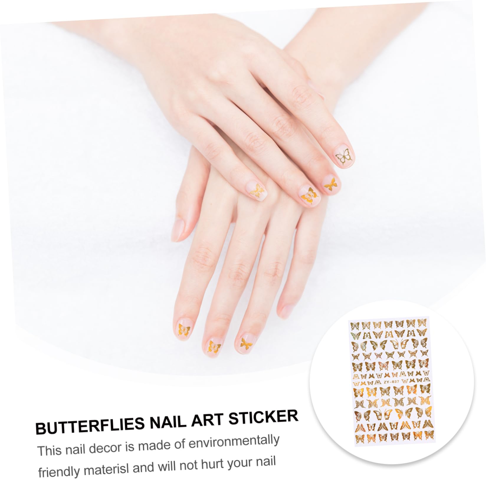 3 Set Adesivi Per Unghie Decorazioni Nail Art Adesivi Manicure Per Unghie Chic E Uniche 8 Fogli*3