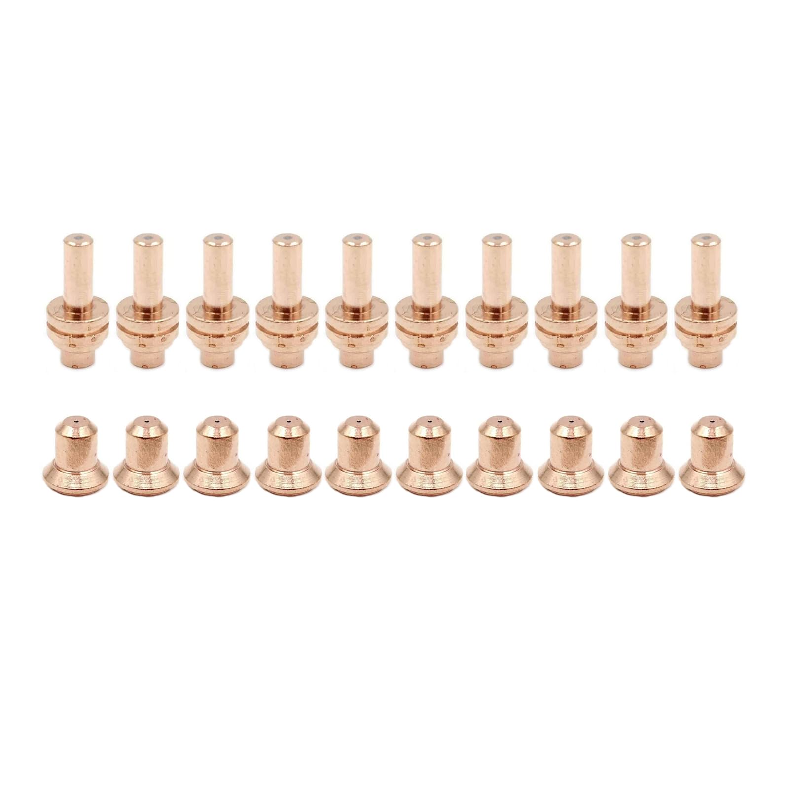 Eddyweld 20pcs 020382 120504 Electrode Nozzle Compatible with Powermax 350/380 PAC110T Torch Extended 25A