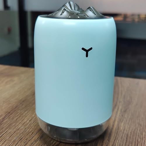 Humidificadores LED pequeños para dormitorio, humidificadores silenciosos de niebla fría de 8.8 fl oz para el hogar, guardería, plantas de interior,
