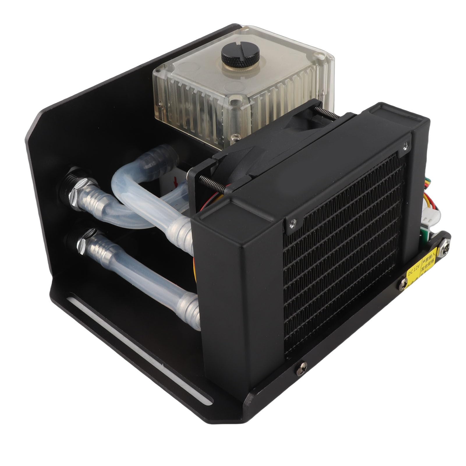 Bomba de Refrigeración por Agua para PC ABS y Metal Bomba de Agua para Computadora Puerto 450L 4 Pines G1 4 Tubos Roscados para CPU GPU Sistemas de Refrigeración Líquida Juegos