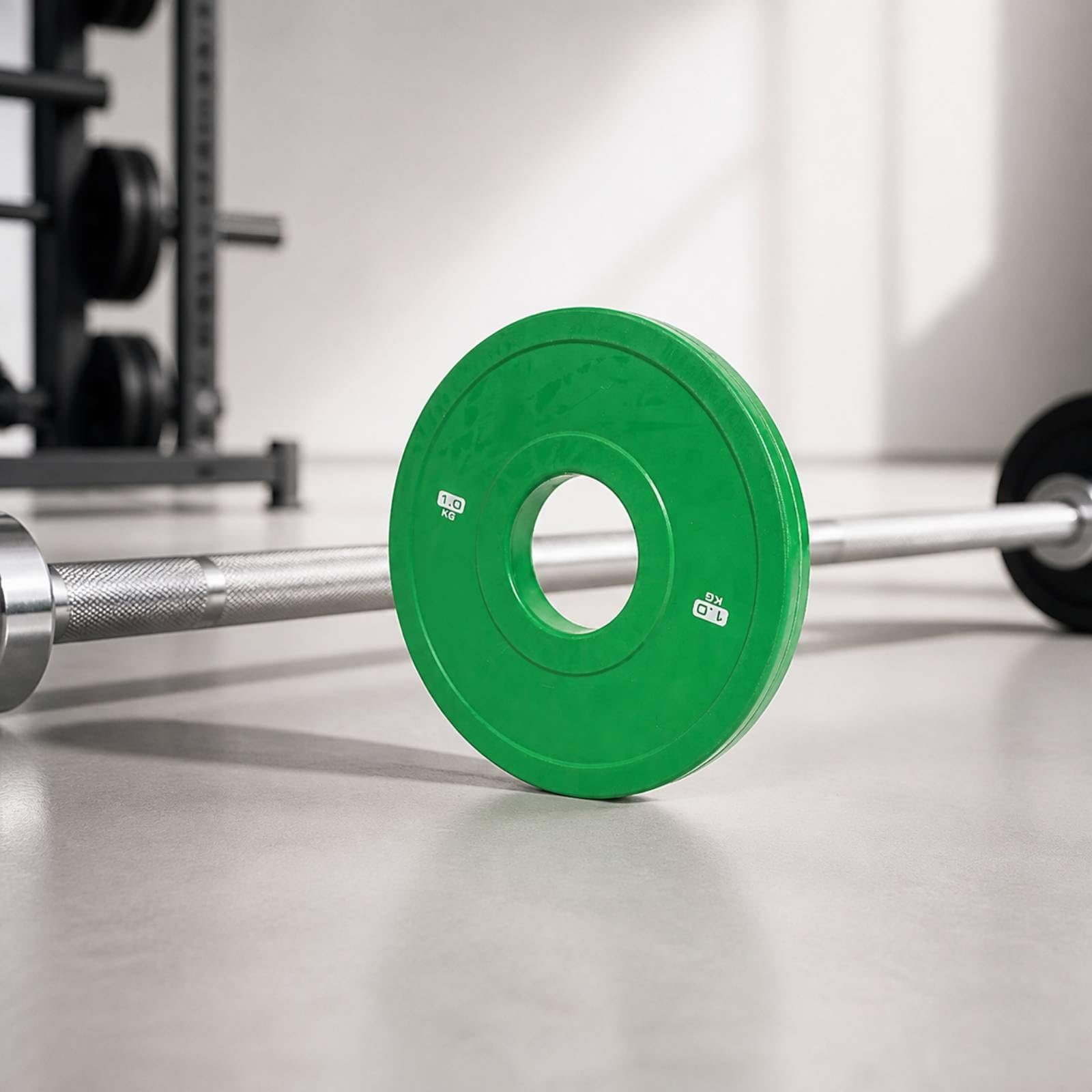 Ronyme Disque Fonte Enrobé Catchc Disque Musculation Principal 5,1 cm,1 Cm Massif pr Échauffement Travail Procédural