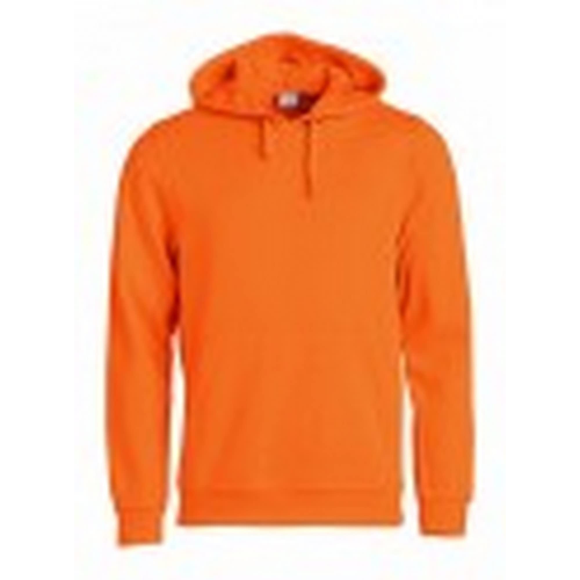 CliQue Unisex Adult Basic Hoodie (M) (Visibility Orange)