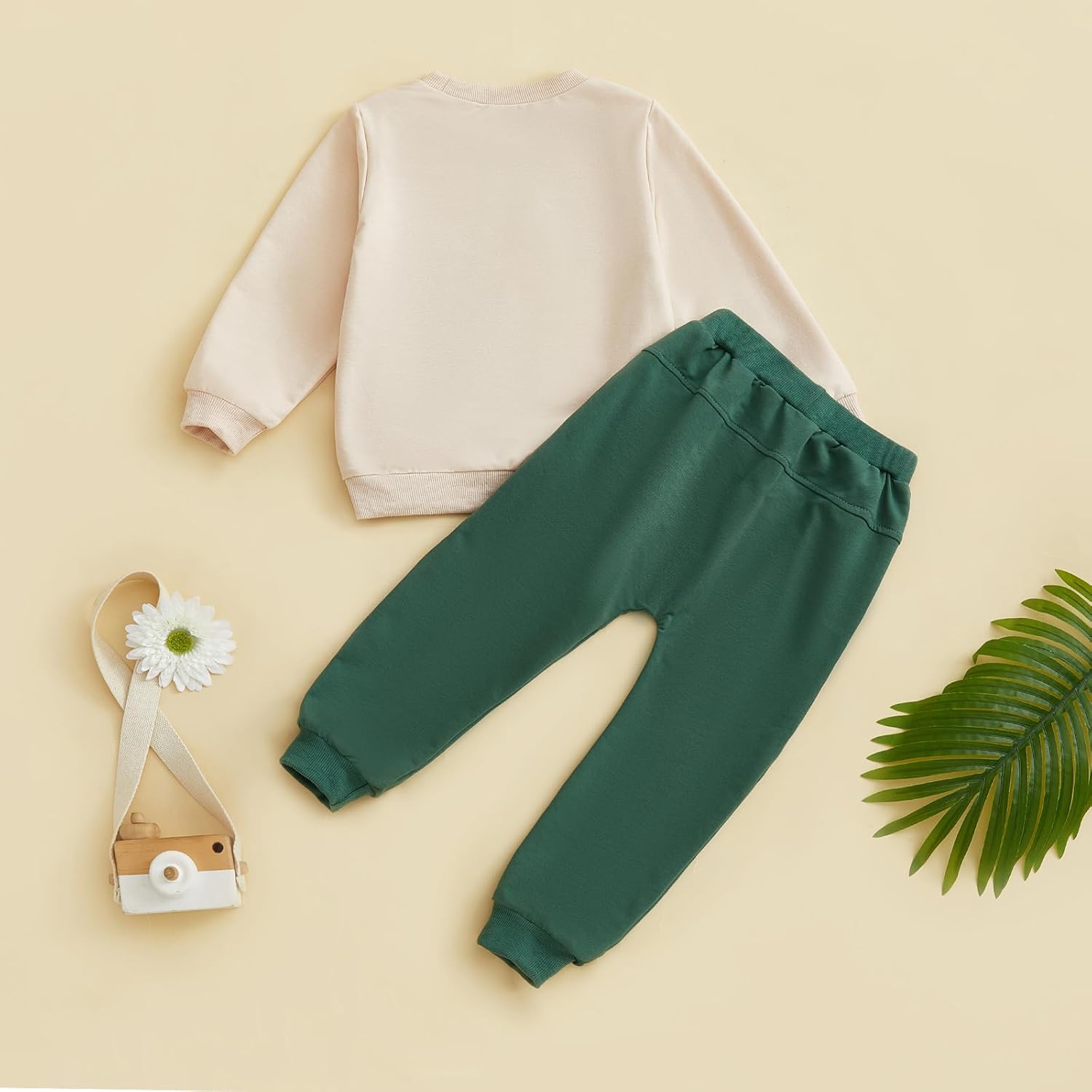 Fernvia Toddler Baby Boy Fall Clothes Animal Print Long Sleeve Pullover Tops + Drawstring Pants Winter Outfits - Image 5