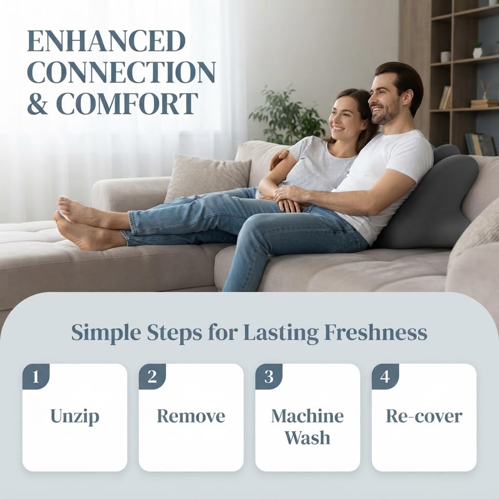 Ergonomisches Sex Kissen für die Paare, 27 Grad Memory Foam Liebeskissen, Atmungsaktives Erotik Kissen & Ramps für Mehr Intimität，E