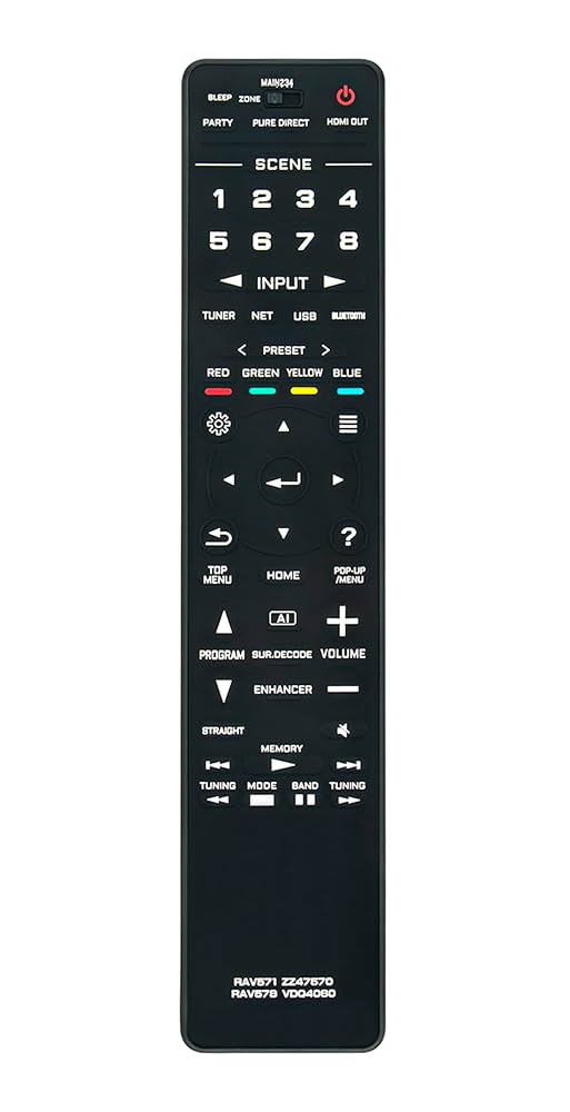 YAMAHA RX-V377 AVレシーバー リモコン未使用新品 YAMAHA RX-V377 AVレシーバー 現状品