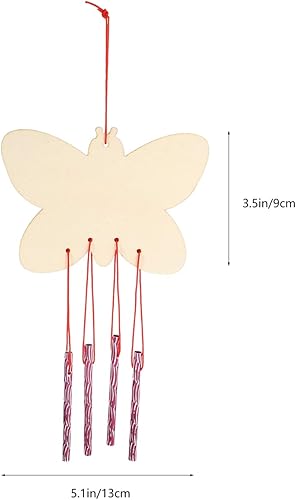 Miniatura 7 de MILISTEN Kit de 12 carillones de viento para niños y niñas, para construir y pintar artes y manualidades para edades de 4 a 6 años, 6 a 8 y 8 a 12