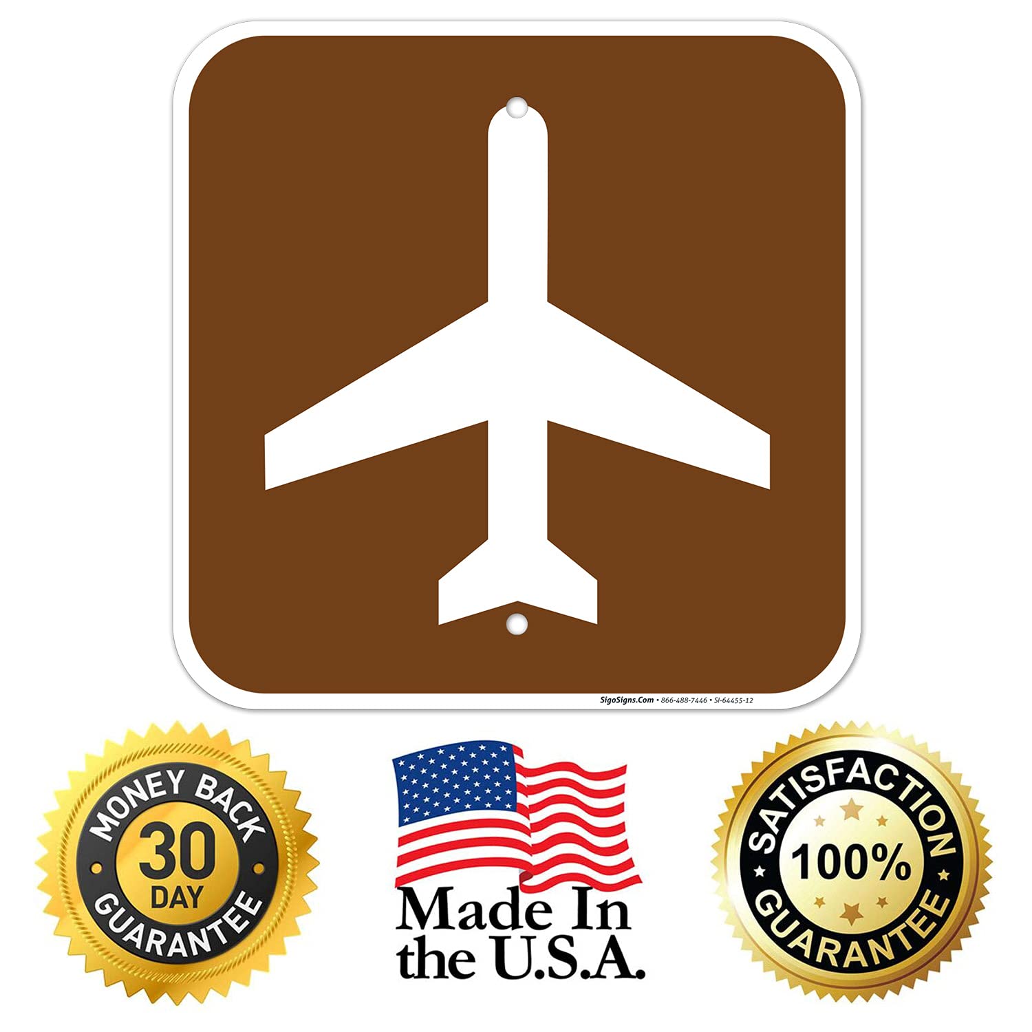 WHOA Outdoor Sign – Durable 18x18 Inch HDPE Yard Sign, Made In USA - View #5