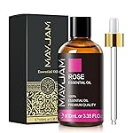 Rose Essential Oil, MAYJAM Premium Pure Essential Oils for Diffusers for Home, 3.38FL.OZ Large Volume Rose Oil for Soap Candle Making Massage