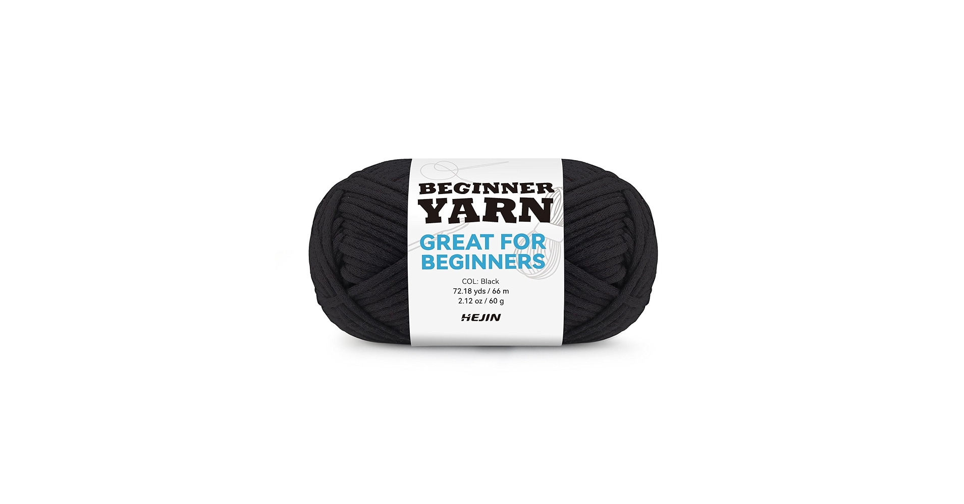 Amazon.com: 60g Black Yarn for Crocheting and Knitting;66m