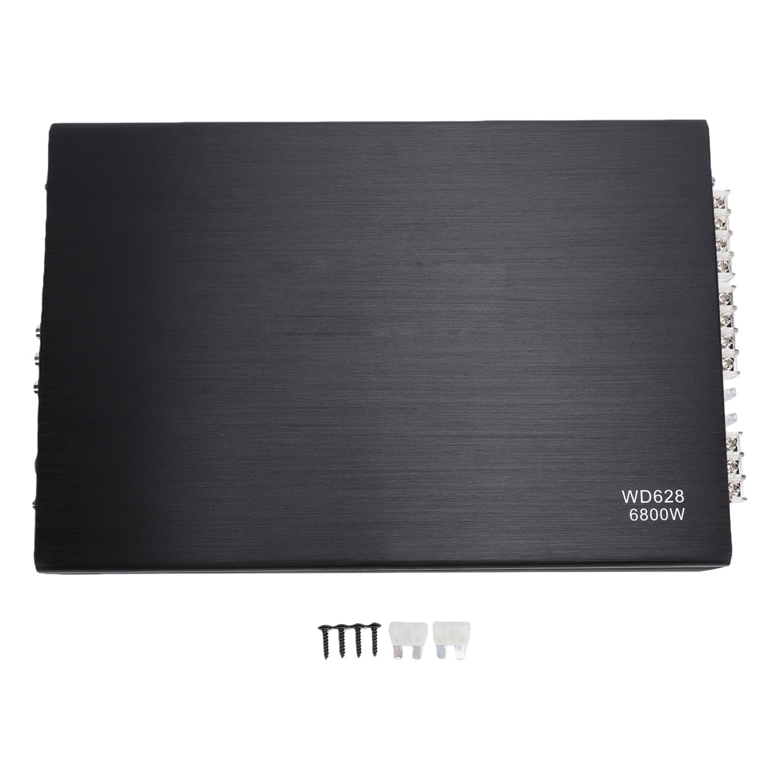 Amplificador de Potencia para Coche de 4 Canales, Amplificador de Audio para Automóvil, 6800 W Pico 80 W RMS X 4 a 2 Ohmios, for Sistemas de Altavoces para Coche