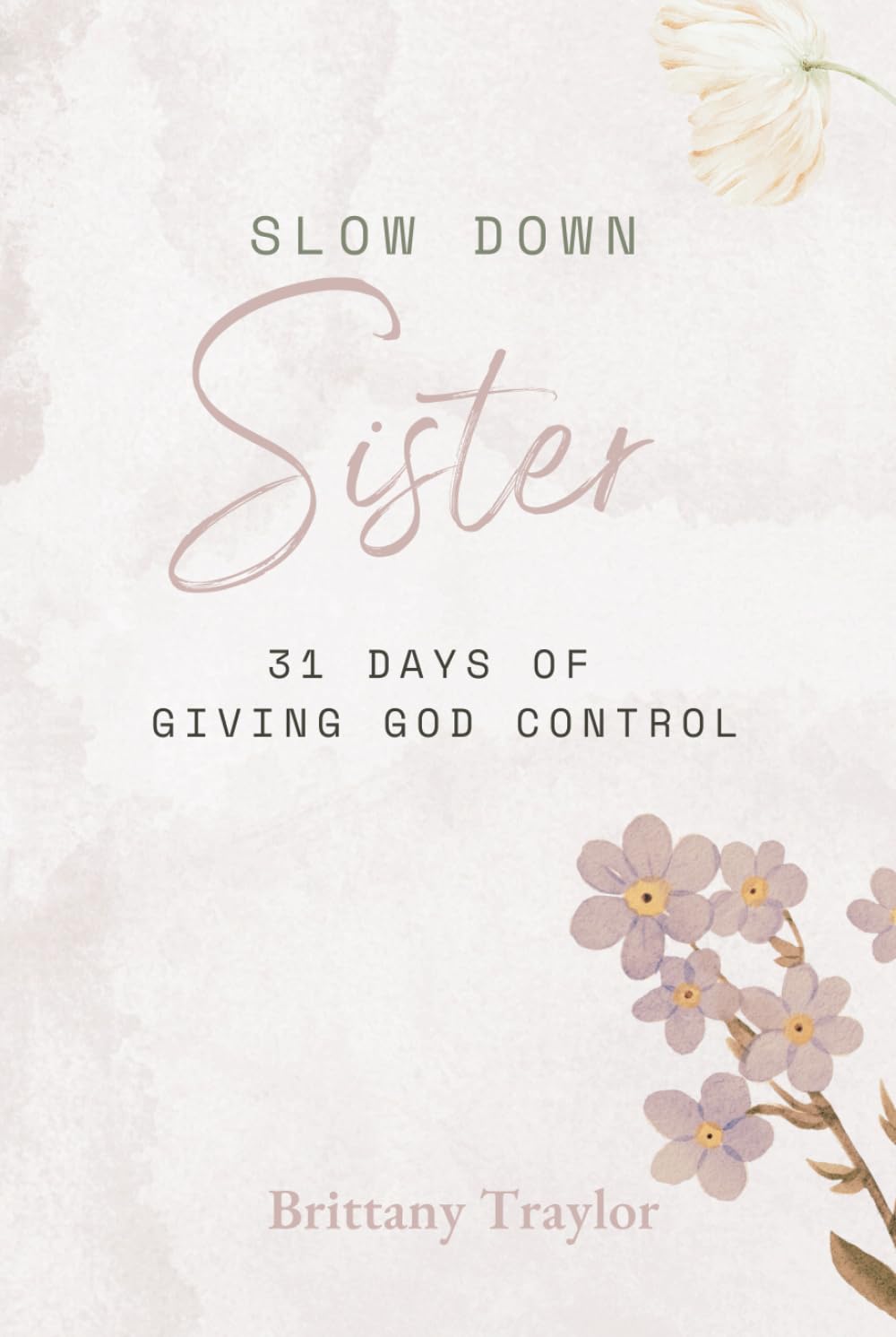Slow Down Sister: 31 Days of Giving God Control