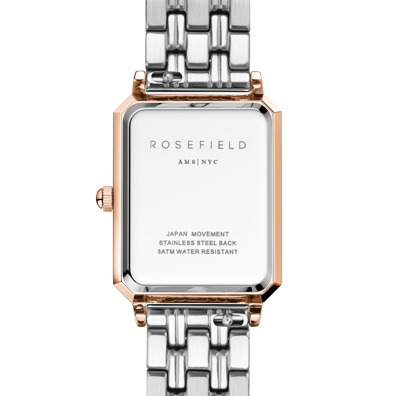 Rosefield Octagon XS Orologio da Donna Cinturino in Acciaio Inossidabile 19.5x24mm