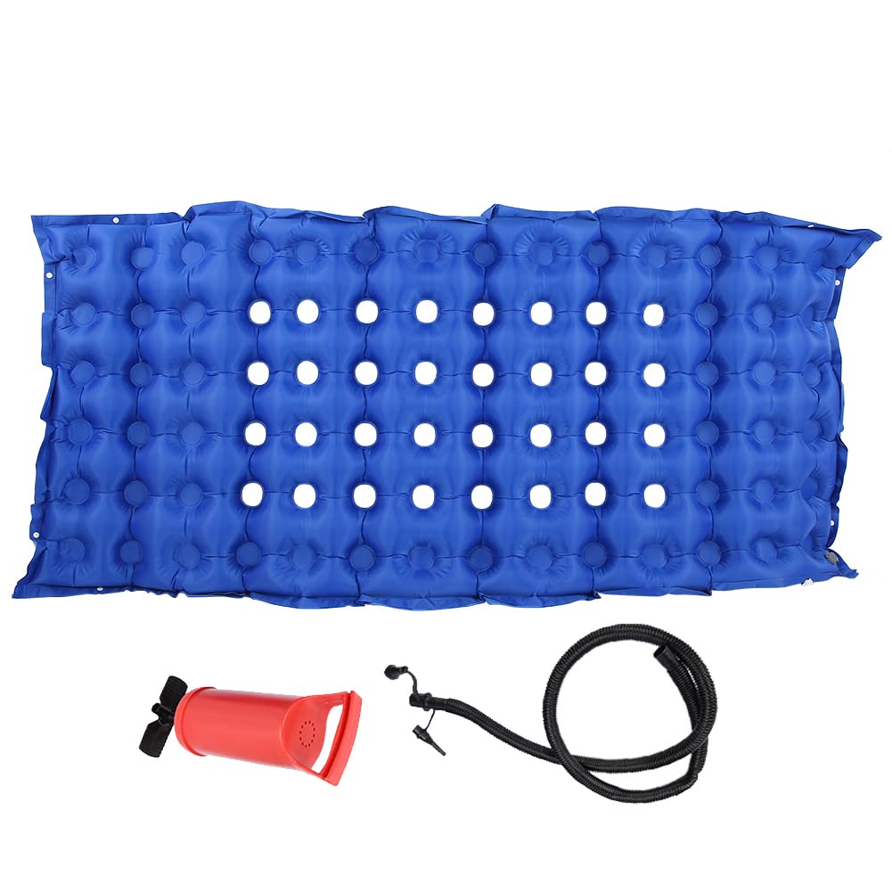 Matelas Anti-escarres, Coussin Anti-escarres, Matelas Gonflables pour Patients Alités Coussins Anti-escarres avec Pompe à Air pour la Prévention des Escarres et Le Soulagement des Escarres