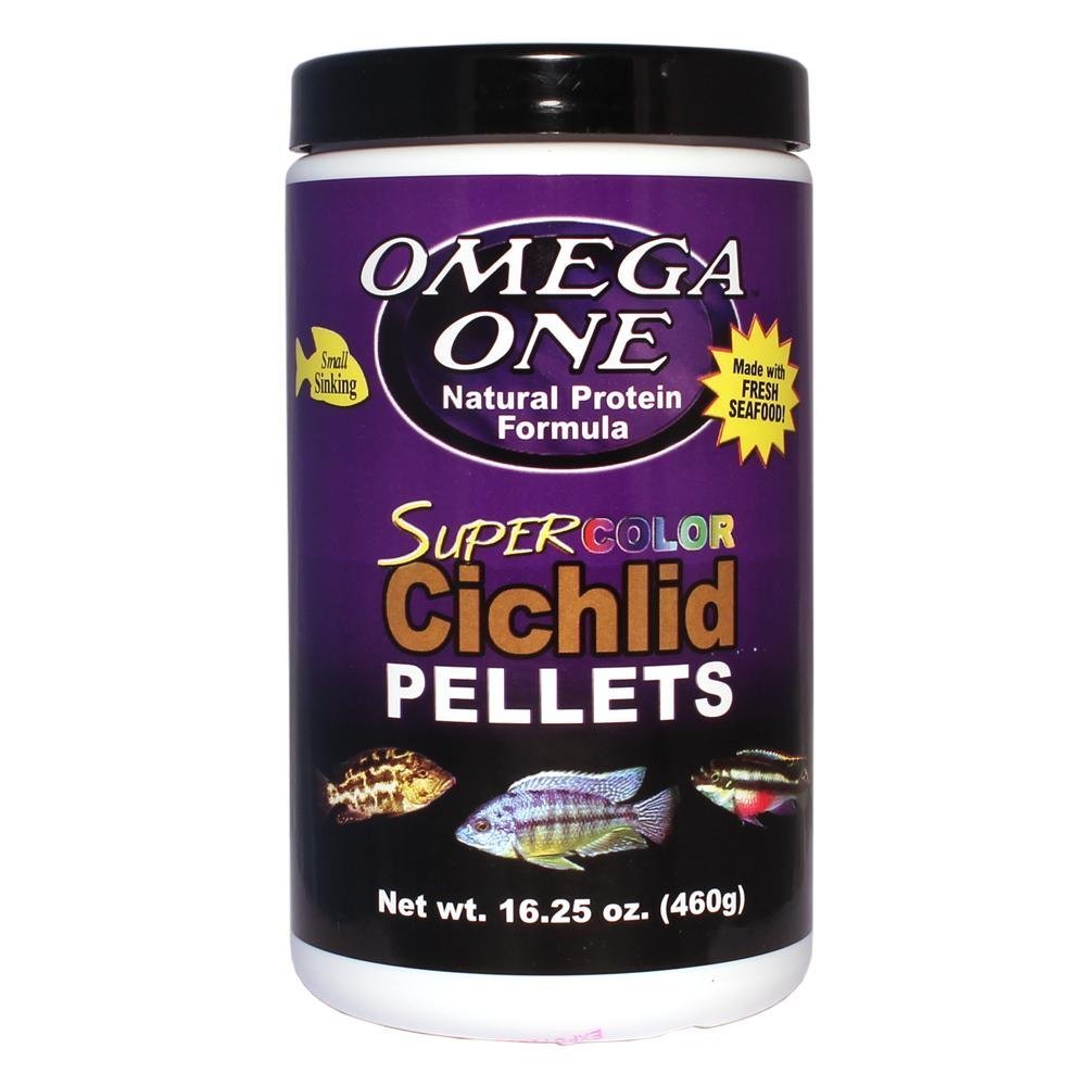 Super Color Sinking Cichlid Pellets, 2mm Small Pellets, 16.25 oz