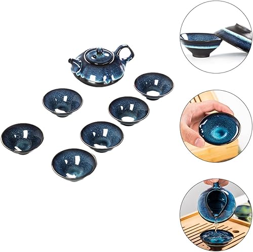 Miniatura 3 de UPKOCH Juego de té de gama alta para servir tazas de té estilo vintage ideal para regalo de inauguración de la casa