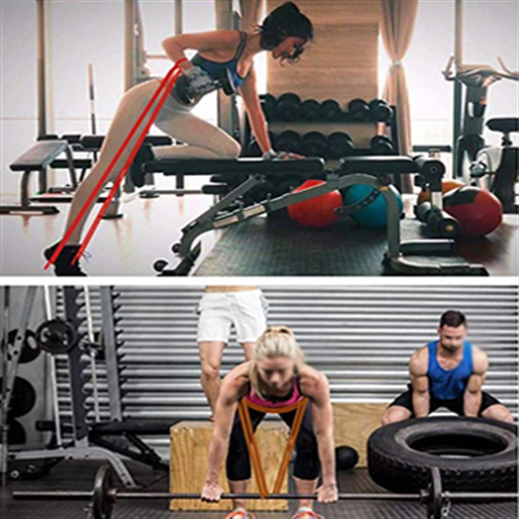 Joga elastyczna taśma przedłużająca pętlę do sportu sprzęt do ćwiczeń fitness gumowa opaska oporowa unisex 208 cm