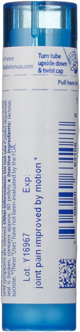 Boiron Rhus Toxicodendron 6C, 5-Pack of 80 Pellet Tubes, Homeopathic Medicine for Joint Pain,