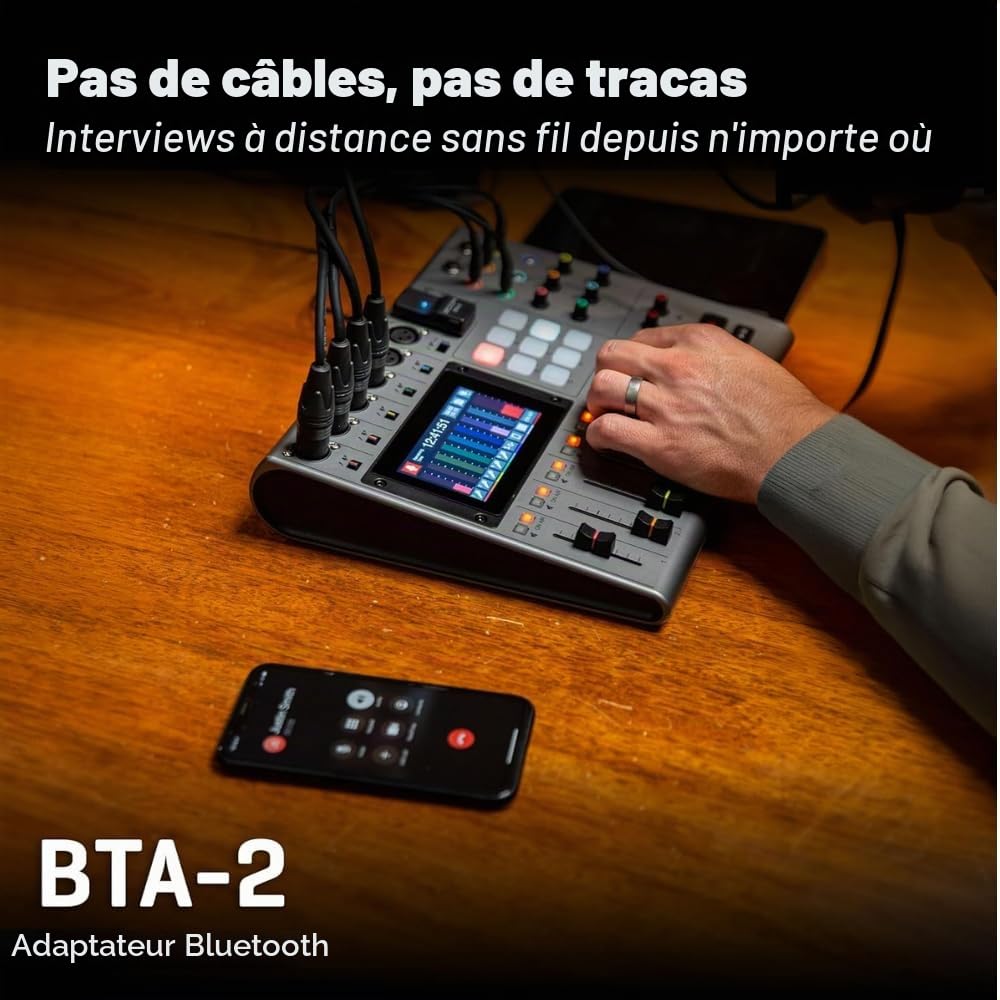 Zoom - BTA-2 - Adaptateur Bluetooth Audio pour appareils Zoom Compatibles